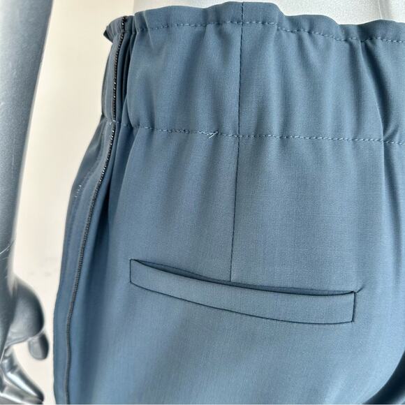 Brunello Cucinelli women navy wool pants size 6 US Retail 2250$ - Picture 5 of 15